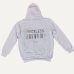 Y-ZA Unisex Oversized Hoodie Cotton Convertible White