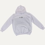 Y-ZA Unisex Oversized Hoodie Cotton Convertible White