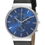 Men's Ancher Analog Quartz Watch SKW6105 - 40 mm - Black