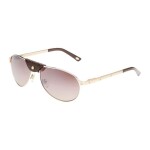 Men's UV Protected Aviator Sunglasses - Lens Size: 58 mm