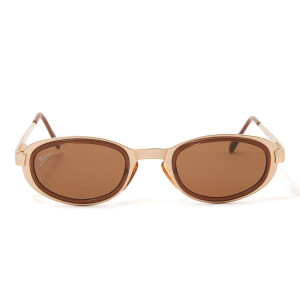 Classic Oval Frame Sunglasses